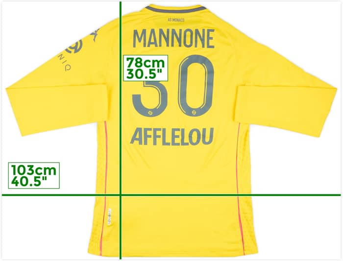 2020-21 Monaco Match Issue GK Shirt Mannone #30