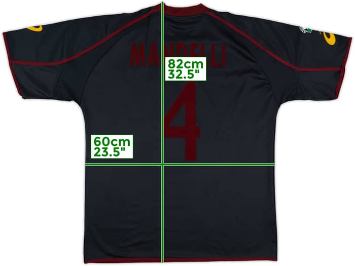 2003-04 Torino Match Issue Third Shirt Mandelli #4