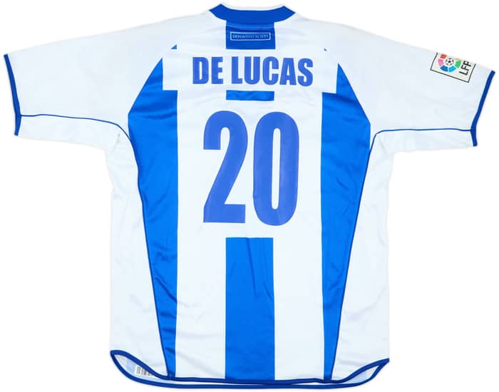 2002-03 Alaves Home Shirt De Lucas #20 - 7/10 - (L)