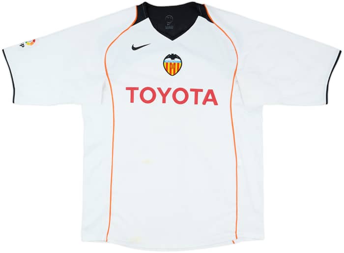 2004-05 Valencia Home Shirt Vicente #14 - 6/10 - (M)