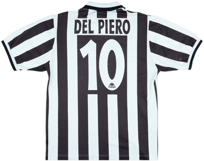 1995-97 Juventus Home Shirt Del Piero #10 - 6/10 - (L)