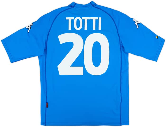 2000-01 Italy Home Shirt Totti #20 - 6/10 - (XL)