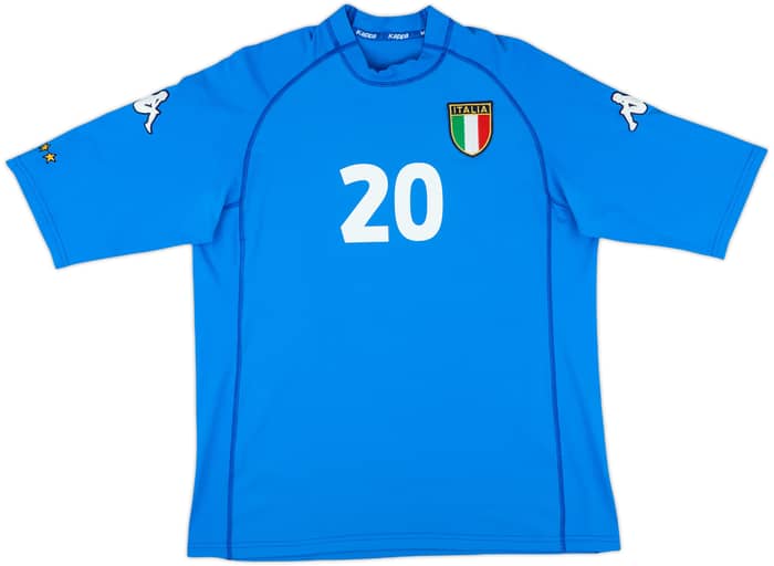 2000-01 Italy Home Shirt Totti #20 - 6/10 - (XL)
