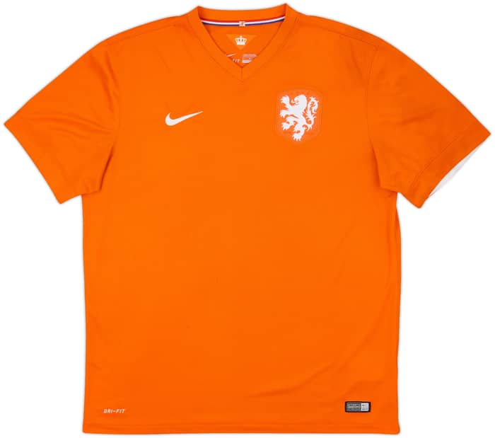 2014-15 Netherlands Home Shirt - 7/10 - (XL)