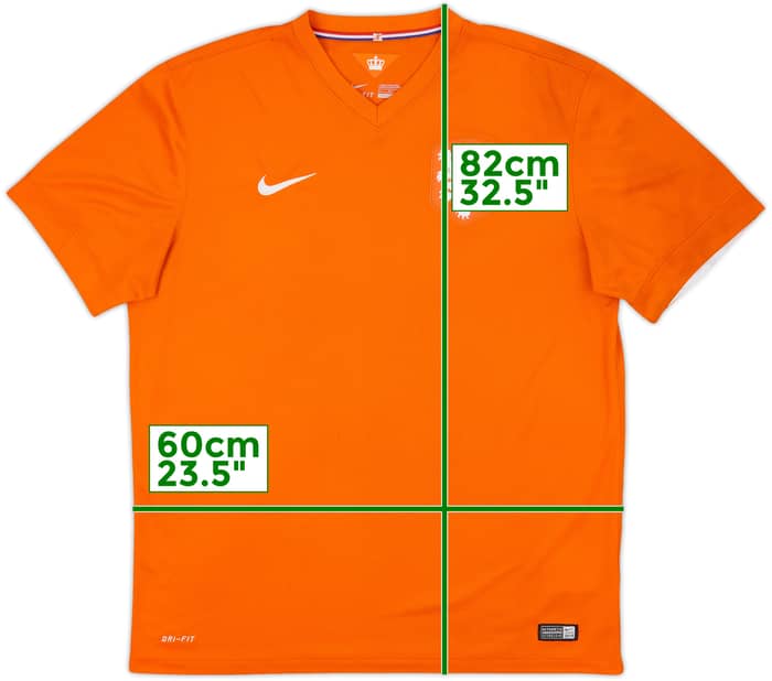 2014-15 Netherlands Home Shirt - 7/10 - (XL)