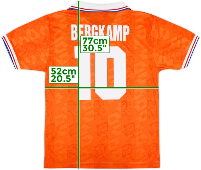 1994 Netherlands Home Shirt Bergkamp #10 - 10/10 - (L)