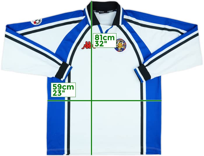 1998-99 Cosenza Match Issue Away L/S Shirt #4