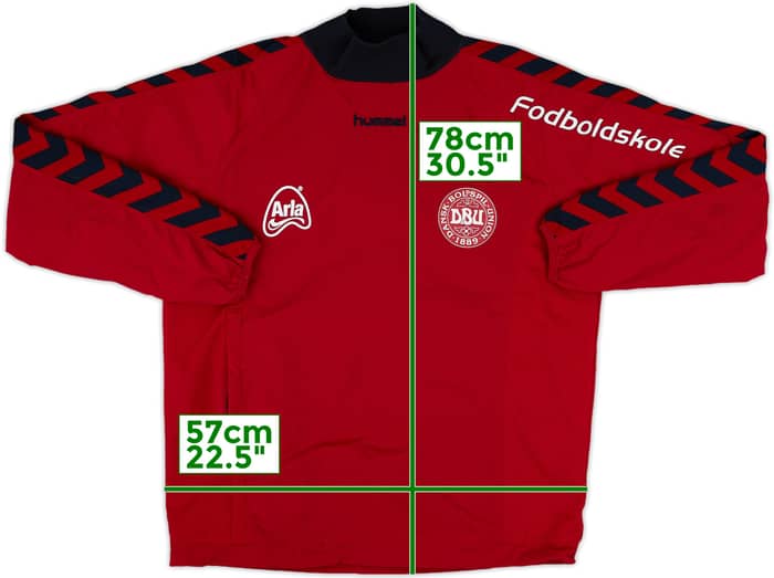 2002-04 Denmark Fodboldskole Hummel Drill Top - 8/10 - (M)