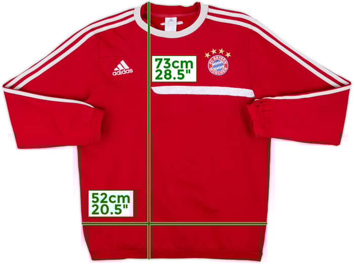 2013-14 Bayern Munich adidas Sweat Top - 6/10 - (L/XL)