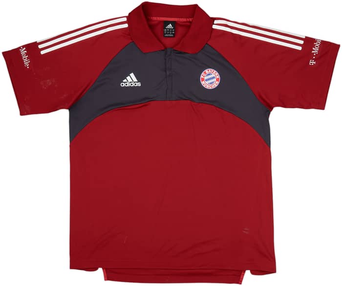 2002-03 Bayern Munich adidas 1/4 Zip Polo Shirt - 6/10 - (L)