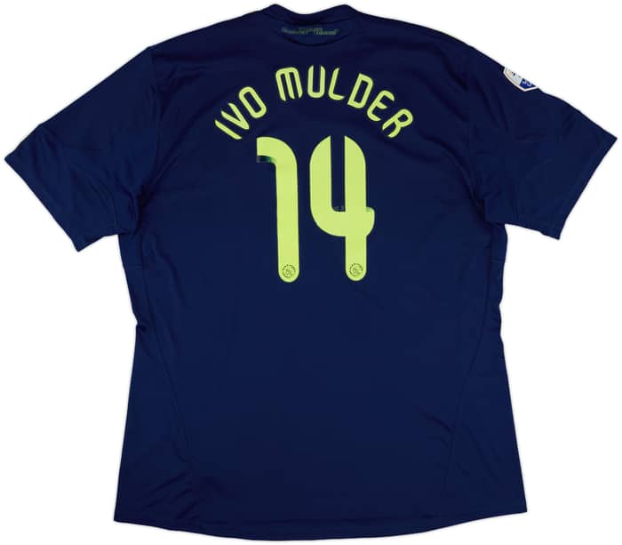 2010-11 Ajax Away Shirt Ivo Mulder #14 - 8/10 - (3XL)