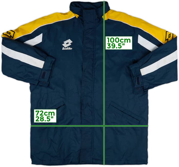 2000-01 Hellas Verona Lotto Padded Bench Coat - 8/10 - (XL)