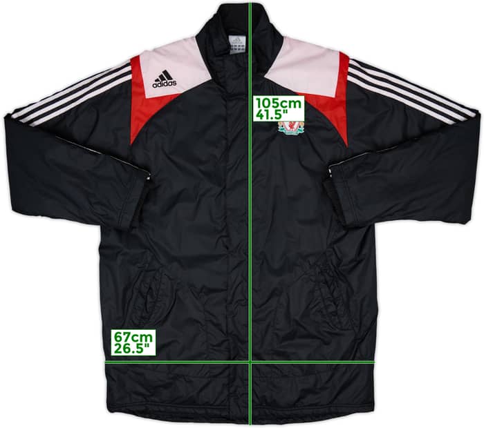 2007-08 Liverpool adidas Padded Bench Coat - 5/10 - (XL)