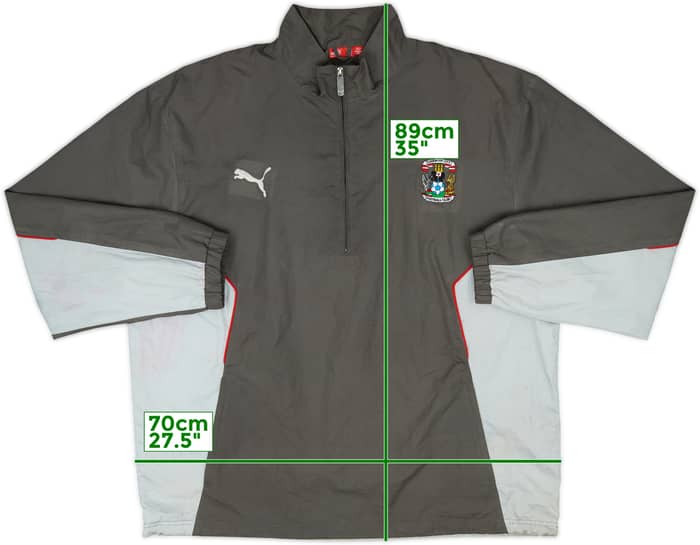 2008-09 Coventry Puma 1/4 Zip Drill Top - 7/10 - (XL)