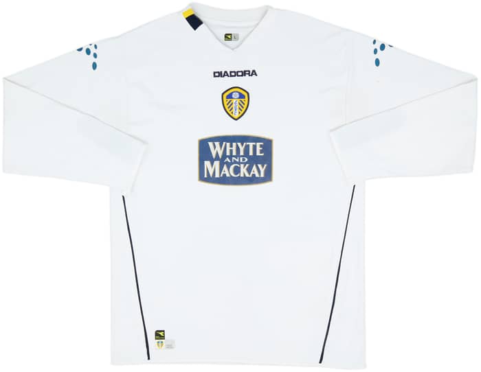 2004-05 Leeds United Home L/S Shirt - 6/10 - (L)