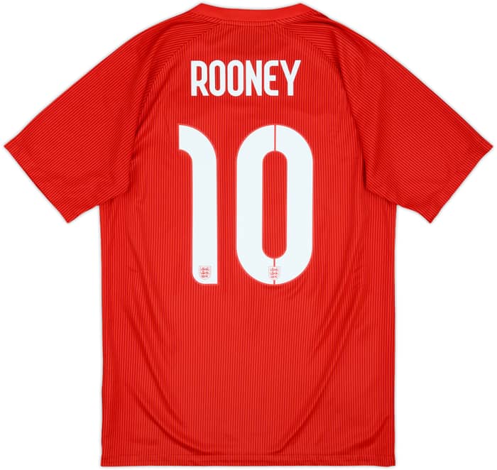 2014-15 England Away Shirt Rooney #10 - 10/10 - (S)