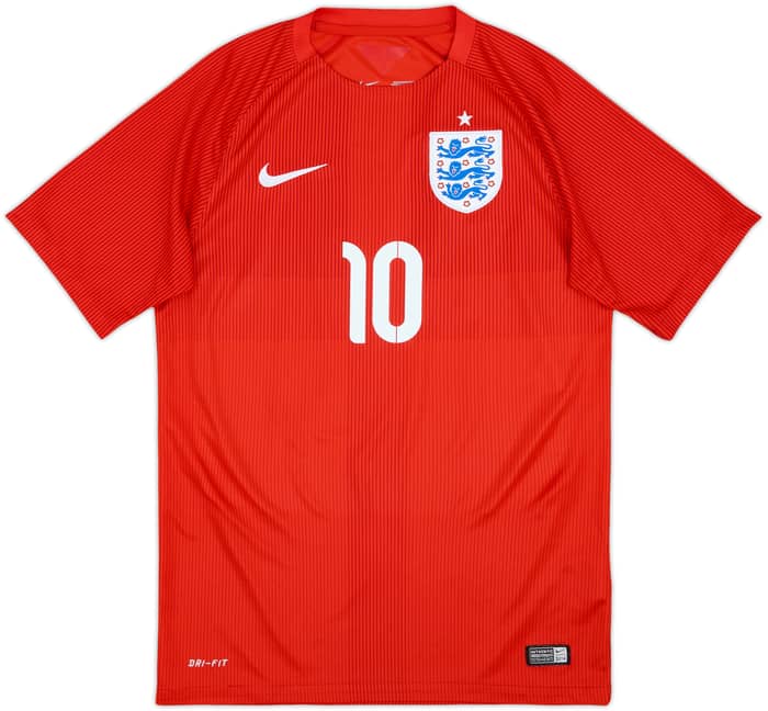 2014-15 England Away Shirt Rooney #10 - 10/10 - (S)