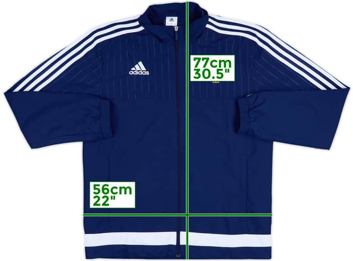 2015-16 Northern Ireland adidas Track Jacket - 8/10 - (M)