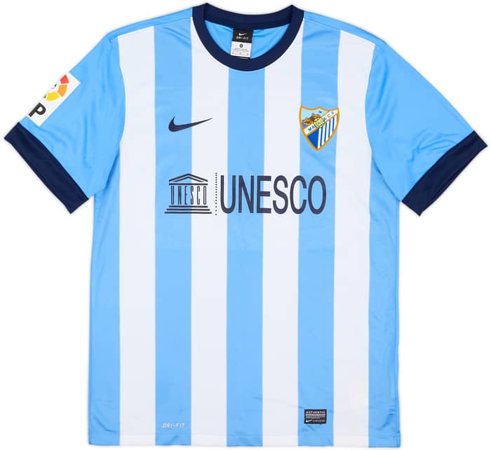 2013-14 Malaga Home Shirt - 6/10 - (M)