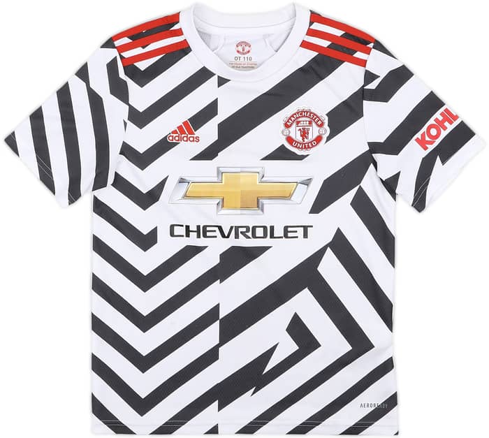 2020-21 Manchester United Third Shirt B.Fernandes #18 - 8/10 - (M.Boys)