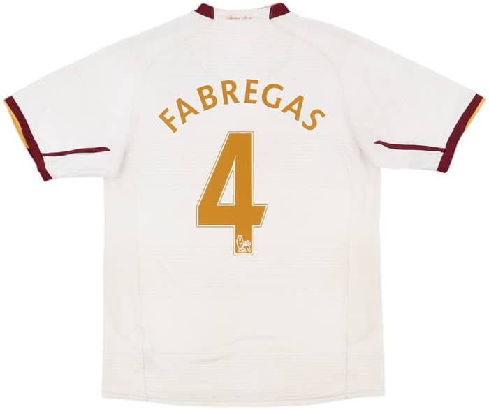 2007-08 Arsenal Away Shirt Fabregas #4 - 7/10 - (S)
