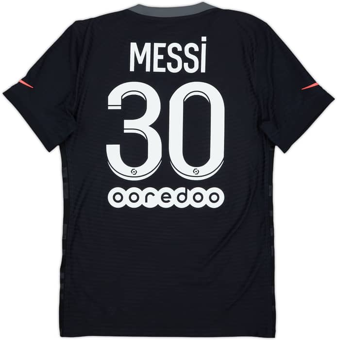 2021-22 Paris Saint-Germain Authentic Third Shirt Messi #30 - 9/10 - (S)