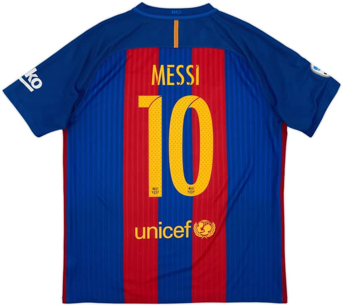 2016-17 Barcelona Home Shirt Messi #10 - 7/10 - (L)