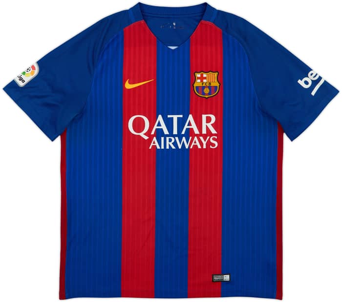 2016-17 Barcelona Home Shirt Messi #10 - 7/10 - (L)