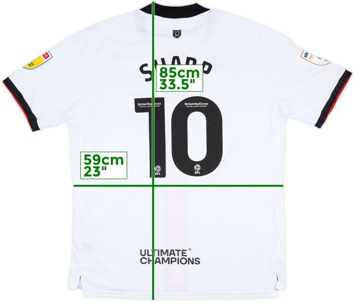 2022-23 Sheffield United Away Shirt Sharp #10 - 7/10 - (4XL)