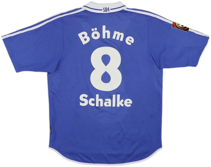 2001-02 Schalke Home Shirt Bohme #8 - 7/10 - (L)