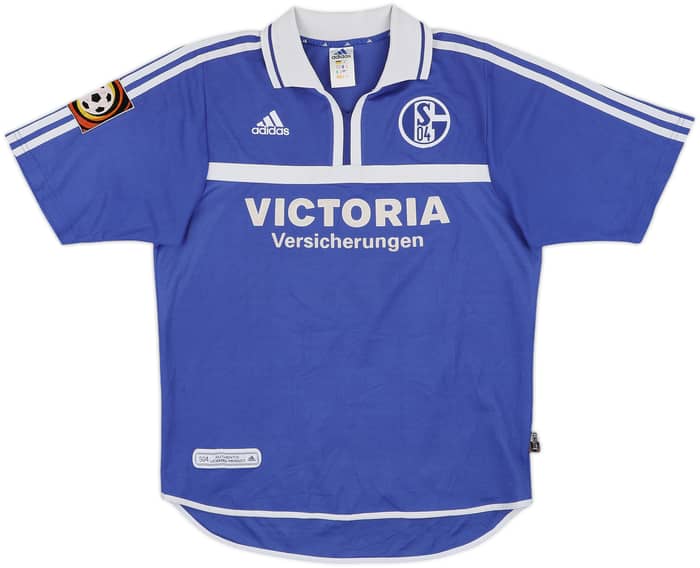 2001-02 Schalke Home Shirt Bohme #8 - 7/10 - (L)