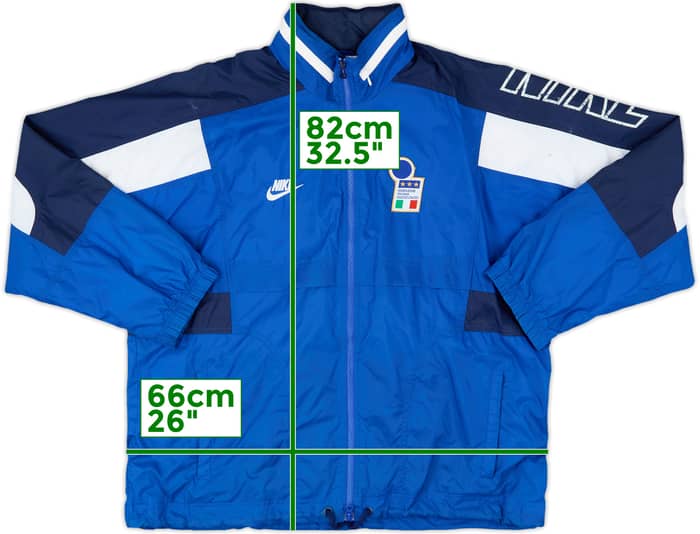 1996 Italy Nike Hooded Rain Jacket - 6/10 - (L)