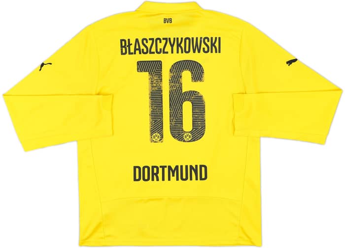 2014-15 Dortmund CL Home L/S Shirt Blaszczykowski #16 - 5/10 - (L)