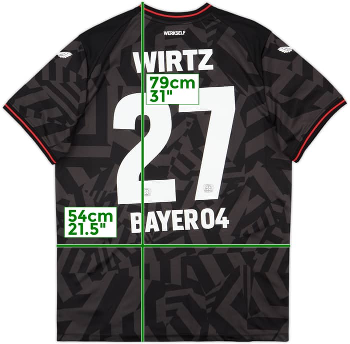 2022-23 Bayer Leverkusen Away Shirt Wirtz #27 - 9/10 - (L)