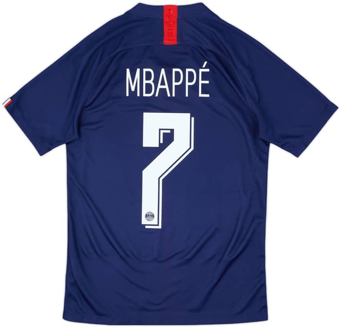 2019-20 Paris Saint-Germain Home Shirt Mbappe #7 - 10/10 - (S)