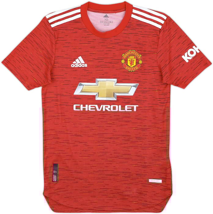 2020-21 Manchester United Authentic Home Shirt B.Fernandes #18 - 9/10 - (XS)