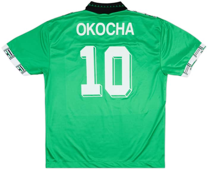 1994-95 Nigeria Home Shirt Okocha #10 - 9/10 - (XL)