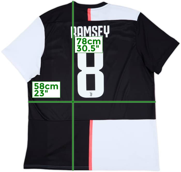 2019-20 Juventus Home Shirt Ramsey #8 - 6/10 - (XXL)