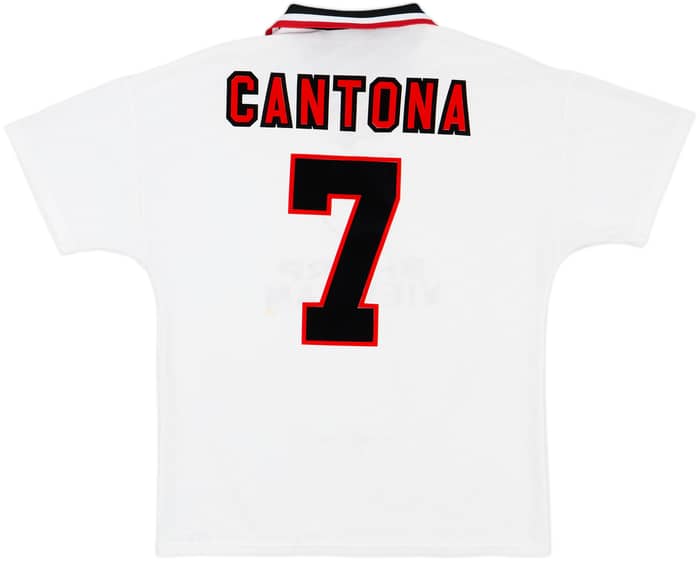 1996-97 Manchester United Away Shirt Cantona #7 - 6/10 - (L)