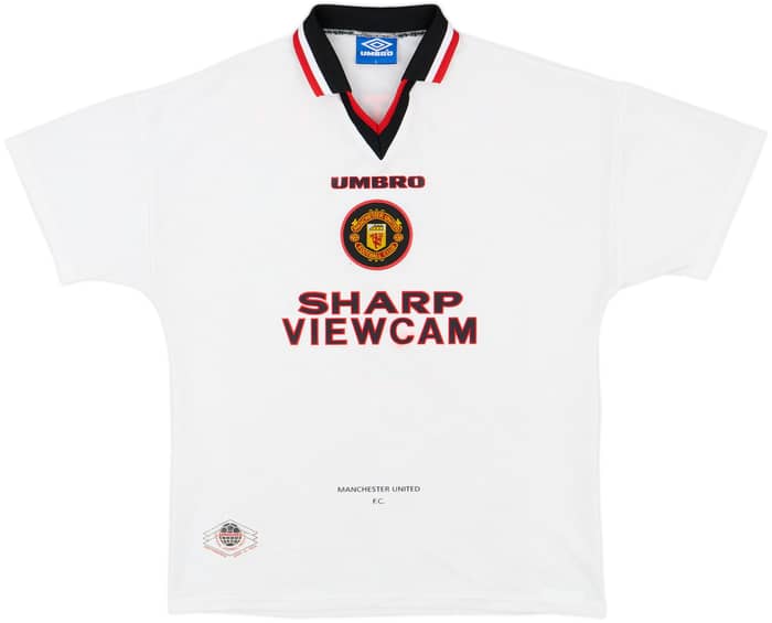 1996-97 Manchester United Away Shirt Cantona #7 - 6/10 - (L)