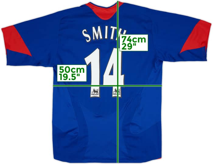 2005-06 Manchester United Away Shirt Smith #14 - 7/10 - (M)