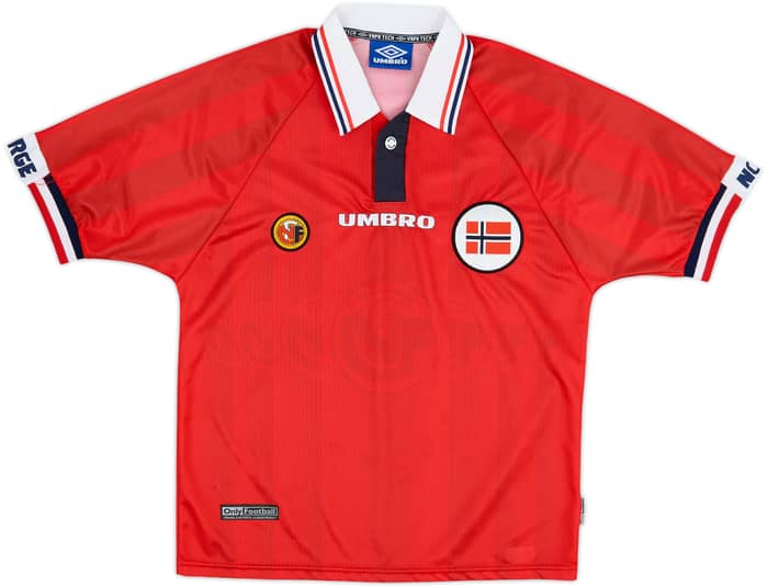 1998-00 Norway Home Shirt - 9/10 - (Y)