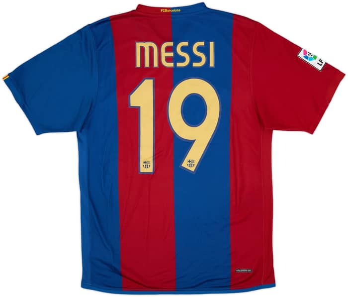 2006-07 Barcelona Home Shirt Messi #19 - 10/10 - (M)