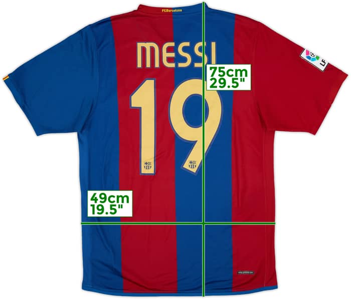 2006-07 Barcelona Home Shirt Messi #19 - 10/10 - (M)