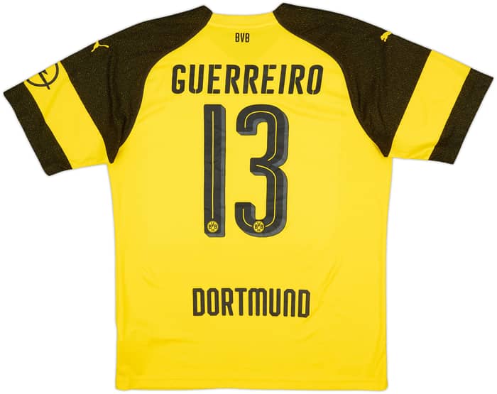 2018-19 Borussia Dortmund Home Shirt Guerreiro #13 - 8/10 - (L)