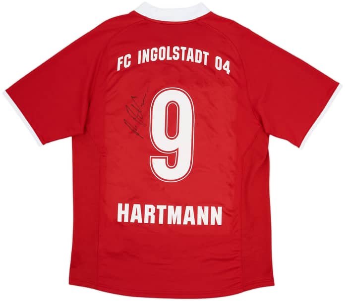 Camiseta de local firmada del FC Ingolstadt 2009-10 Hartmann #9 - 8/10 - (M)