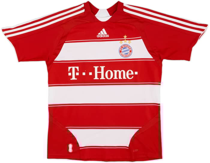2008-09 Bayern Munich Home Shirt Lahm #21 - 7/10 - (XL.Boys)
