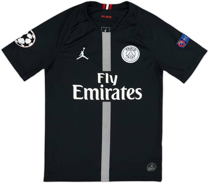 Camiseta de la tercera equipación/local del Paris Saint-Germain 2018-19 Mbappe #7 - 7/10 - (S)