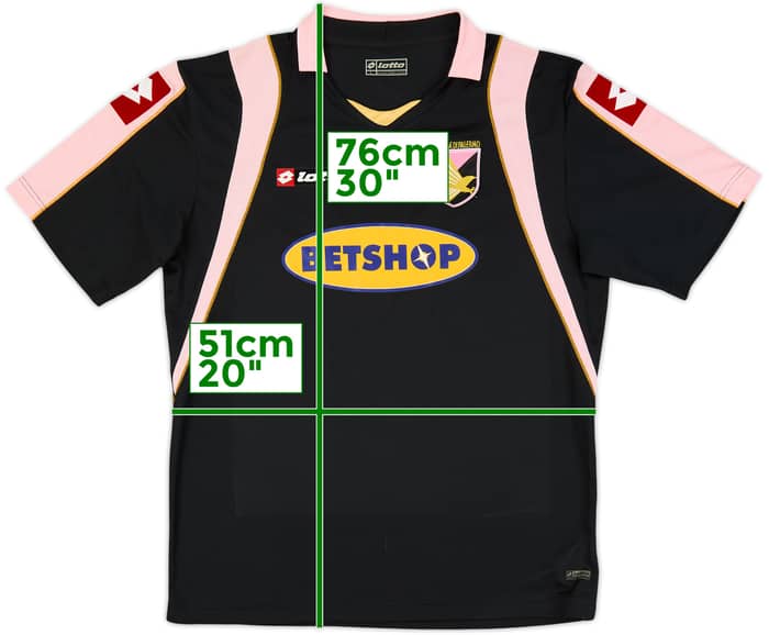 2008-09 Palermo Third Shirt - 10/10 - (L)