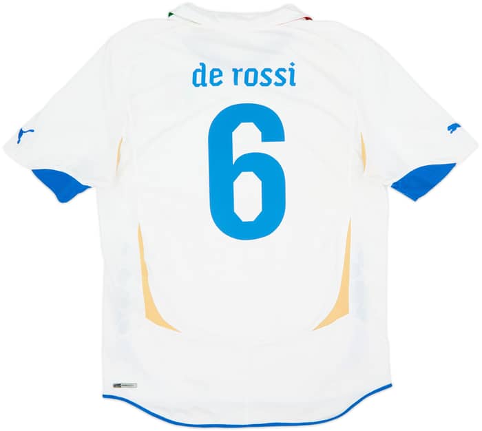 Camiseta de visitante de Italia 2010-12 De Rossi #6 - 6/10 - (L)